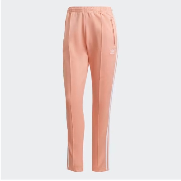 Adidas SST Track Pants in Ambient Blush - Picture 2 of 12